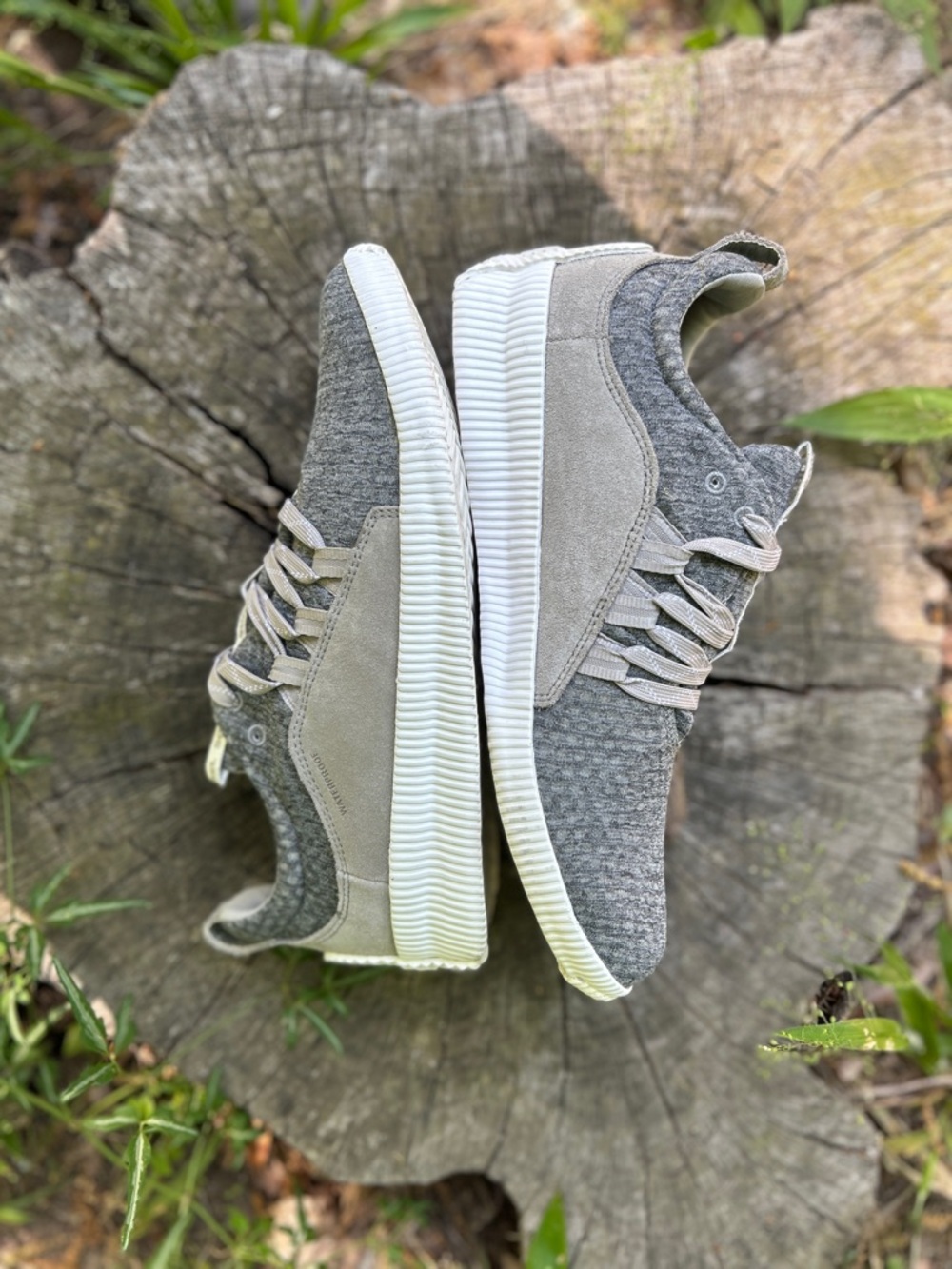 SOREL Women's Grey Knit Casual Sneakers - Picture 7 of 10